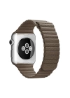 Ally Apple Watch 7-8 45mm 6-5-4 44mm Deri Loop Kayış Kordon 3-2-1 42mm