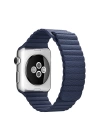 Ally Apple Watch 7-8 45mm 6-5-4 44mm Deri Loop Kayış Kordon 3-2-1 42mm