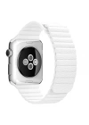 Ally Apple Watch 7-8 45mm 6-5-4 44mm Deri Loop Kayış Kordon 3-2-1 42mm