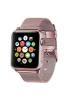 Ally Apple Watch 7-8 45mm 6-5-4 44mm Watch Ultra 49mm Kayış Kordon Çelik Klasik Toka 3-2-1 42mm