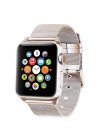 Ally Apple Watch 7-8 45mm 6-5-4 44mm Watch Ultra 49mm Kayış Kordon Çelik Klasik Toka 3-2-1 42mm