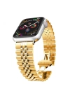 Ally Apple Watch 7-8 45mm 6-5-4 44mm Watch Ultra 49mm Kayış Kordon Paslanmaz Çelik 3-2-1 42mm