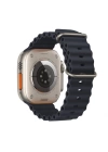 Ally Apple Watch 7-8 45mm 6-5-4 44mm Watch Ultra 49mm Marine Silikon Kayış Kordon 3-2-1 42mm