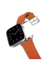 Ally Apple Watch 7-8 45mm 6-5-4 44mm Watch Ultra 49mm Single Coil Deri Kayış Kordon 3-2-1 42mm