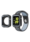 Ally Apple Watch İçin 42mm 2,3 Nike Style Çift Renk Silikon Kılıf