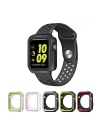 Ally Apple Watch İçin 42mm 2,3 Nike Style Çift Renk Silikon Kılıf