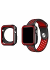 Ally Apple Watch İçin 42mm 2,3 Nike Style Çift Renk Silikon Kılıf