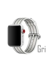 Ally Apple Watch Ultra 49mm 7-8 45mm 6-5-4 44mm Kayış Kordon Dokuma Çizgili Spor Kordon 3-2-1 42mm