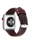 Ally Apple Watch Ultra 49mm 7-8 45mm 6-5-4 44mm Retro Deri Kordon Kayış 3-2-1 42mm