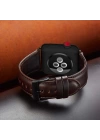 Ally Apple Watch Ultra 49mm 7-8 45mm 6-5-4 44mm Retro Deri Kordon Kayış 3-2-1 42mm