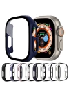 Ally Apple Watch Ultra 49mm için Hard PC Full Koruma Sert Armor Zırh Kılıf