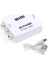 ALLY Av To HDMI Mini Switch Rca Composit Audio Video HDMI Görüntü Çevirici Full Hd ve 720P Dönüştürü