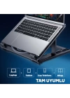 ALLY Ayarlanabilir Taban Çift Fanlı Tablet ve Laptop Soğutucu Stand