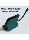 Ally C05 Çok fonksiyonlu İPhone OTG Adaptör Çoklayıcı&Stand