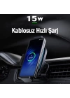 ALLY D11 Galaxy Z Fold 4-3 15W Wireless Şarj Araç İçi Telefon Tutucu