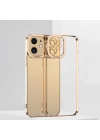 ALLY Fashion Series iPhone 11 6.1inç Kılıf Renkli Kenar Lazer Çerçeveli Silikon Kılıf