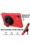 Ally Galaxy Tab  P200-P205 3 Katmanlı Standlı Zırh Kılıf-Shockproof