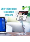 ALLY H06 360° Dönebilen Yükseklik Ayarlı Masa Üstü Tablet Standı