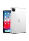 ALLY iPad Pro 11-inch (2021)-(2020)-(2018) Kalem Yerli Şeffaf Silikon Kılıf