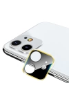 Ally iPhone 11 6.1 İnch 3D Metal Kamera Koruyucu Metal Lens