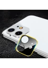 Ally iPhone 11 6.1 İnch 3D Metal Kamera Koruyucu Metal Lens