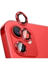 ALLY İphone 12 - 12 Mini 3D Metal Çerçeveli Kamera Lens Koruyucu