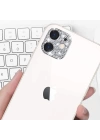 ALLY İPhone 12 Kamera Koruyucu Lens Diamond Taş İşlemeli