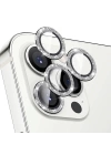 ALLY İphone 12 Pro 3D Metal Çerçeveli Kamera Lens Koruyucu