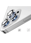 ALLY İphone 12 Pro 3D Metal Çerçeveli Kamera Lens Koruyucu