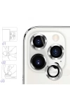 ALLY İphone 12 Pro 3D Metal Çerçeveli Kamera Lens Koruyucu