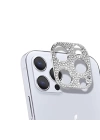 ALLY İPhone 12 Pro Kamera Koruyucu Lens Diamond Taş İşlemeli