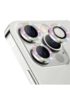 ALLY İphone 12 Pro Max 3D Metal Çerçeveli Kamera Lens Koruyucu