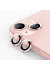 ALLY İPhone 13 - 13 Mini 3D Metal Çerçeveli Kamera Lens Koruyucu