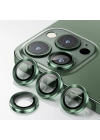 ALLY İPhone 13 Pro -13 Pro Max 3D Metal Çerçeveli Kamera Lens Koruyucu