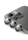 ALLY İPhone 13 Pro -13 Pro Max 3D Metal Çerçeveli Kamera Lens Koruyucu