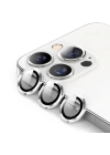 ALLY İPhone 13 Pro -13 Pro Max 3D Metal Çerçeveli Kamera Lens Koruyucu