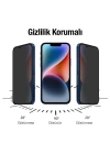 ALLY İPhone 14 Plus 6.7 3D Full Privacy Gizlilik Cam Ekran Koruyucu Anti-Spy