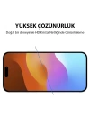 Ally iPhone 15 Plus Full Glue Tempered Kırılmaz Cam Ekran Koruyucu