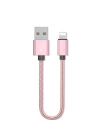 Ally İPhone İOS 3.0A Hızlı Şarj Halat Usb Kablo 20cm