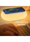 ALLY K31 Kablosuz Şarj Cihazı RGB Gece Lambası