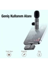 Ally K8 Type-C Tak Konuş Wireless Kablosuz Mini Yaka Mikrofonu Canlı Yayın Mikrofonu