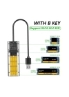 ALLY M.2 Sata USB 3.0 Gen1 SSD Harddisk Kutusu  M.2 NGFF- JMS578 Kapaklı