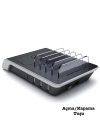 ALLY Multiport 10W Wireless Kablosuz Şarj Cihazı Organizer Stand