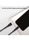 ALLY QC3.0 USB To İPhone Lightning Hızlı Şarj Kablosu