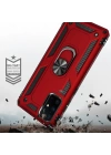 Ally Sm Galaxy S20 Ultra Yüzüklü Kılıf Armor Shockproof Ring kılıf