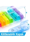 Ally Taşınabilir 7 Günlük Haftalık Hap İlaç Vitamin Saklama Kutusu Kabı