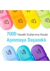 Ally Taşınabilir 7 Günlük Haftalık Hap İlaç Vitamin Saklama Kutusu Kabı