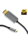 Ally Type-C to Displayport 4K 60Hz Çevirici Görüntü Kablosu 1.8M - HDTV Projektör