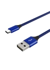 Ally Usb TYPE C 3.0A Hızlı Kopmaz Halat Usb Şarj Kablosu 1MM