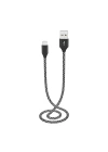 Ally Usb TYPE C 3.0A Hızlı Kopmaz Halat Usb Şarj Kablosu 1MM